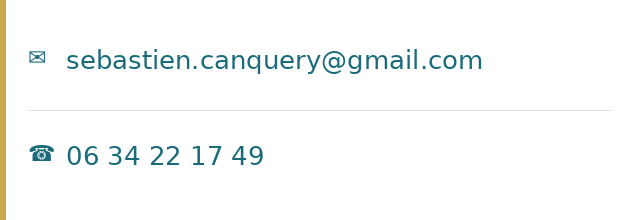 Coordonnées de contact